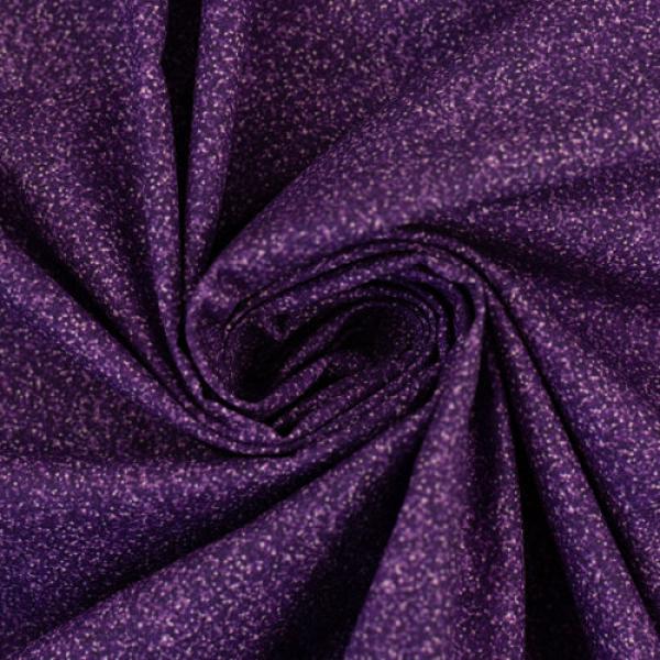 Baumwolle Glitter-Optik Lila von Swafing